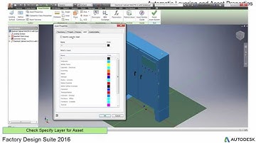 Asset Properties – User Defined and Automatic Layering