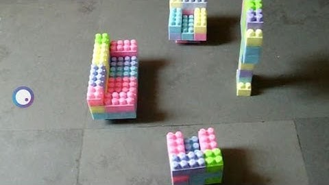 how to make sofa set and TV with blocks
