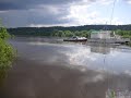 Река Ока после обильных дождей. Калуга