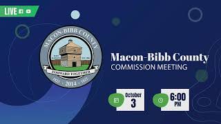 Macon-Bibb County Pre-Commission & Commission Meeting - 10.3.2023