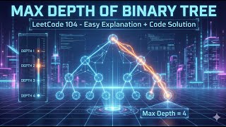 LeetCode 104 | Maximum Depth of Binary Tree | Easy Explanation + Code