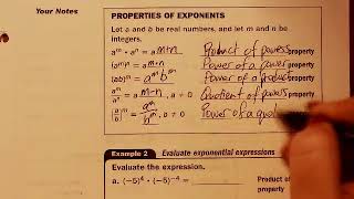 A1 - 8.3 Define and Use Zero and Negative Exponents