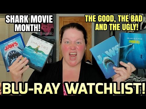 Download JULY 2022 BLU-RAY WATCHLIST!!! - IT'S SHARK MOVIE MONTH!!!!! *jaws, the shallows and walmart crap!*