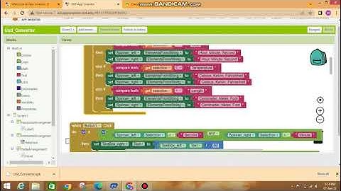 Unit Convertor App in MIT app Inventor 2!