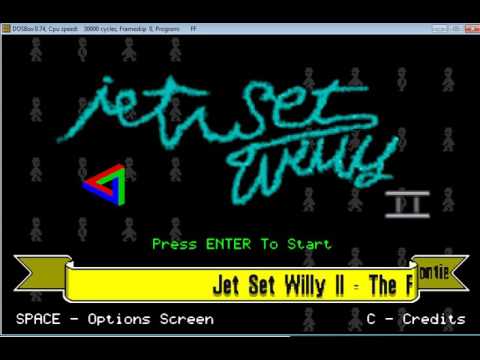 Jet Set Willy II The Final Frontier - PC MS-DOS - emulador DOSBox 0.74 - testeado Windows 7 x64
