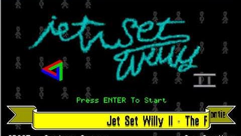 Jet Set Willy II The Final Frontier - PC MS-DOS - emulador DOSBox 0.74 - testeado Windows 7 x64
