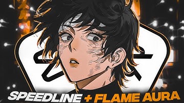 Speedline + Flame Aura | Capcut Tutorial