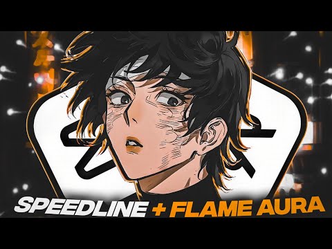 Speedline + Flame Aura | Capcut Tutorial