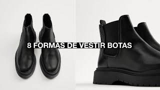 COMO USAR BOTAS NEGRAS | 8 Outfits FÁCILES con Botas | Moda Hombre - YouTube