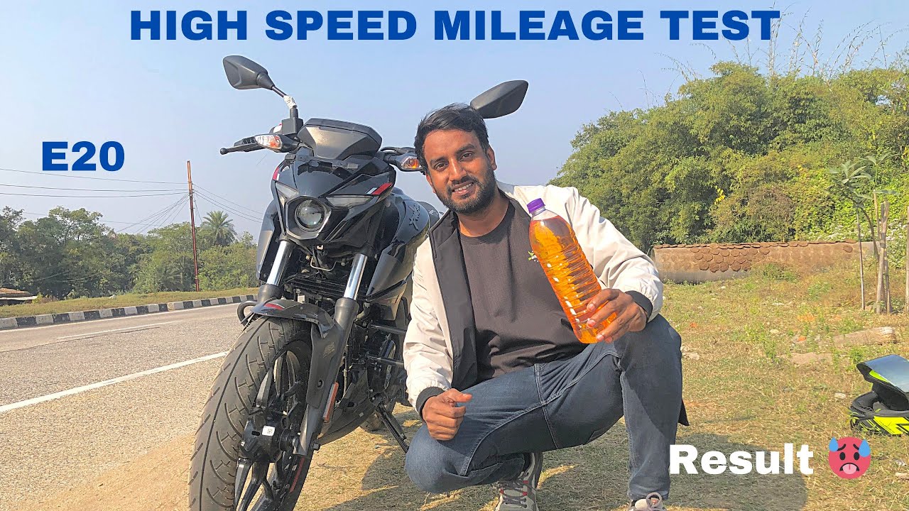 New Pulsar N160 E20 High speed mileage test | Bajaj Pulsar N160 1L Mileage |