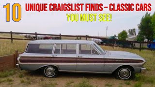 10 Affordable Classic Cars on Craigslist – All Under $10K!