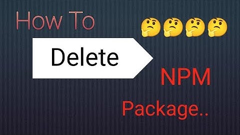 How to delete npm package,npm uninstall,npm for beginners.#npm #awamigovernor