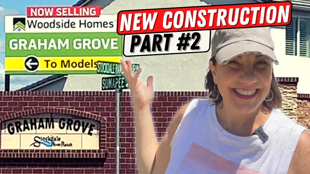 New Construction Home Tour Woodside Homes At Graham Grove In