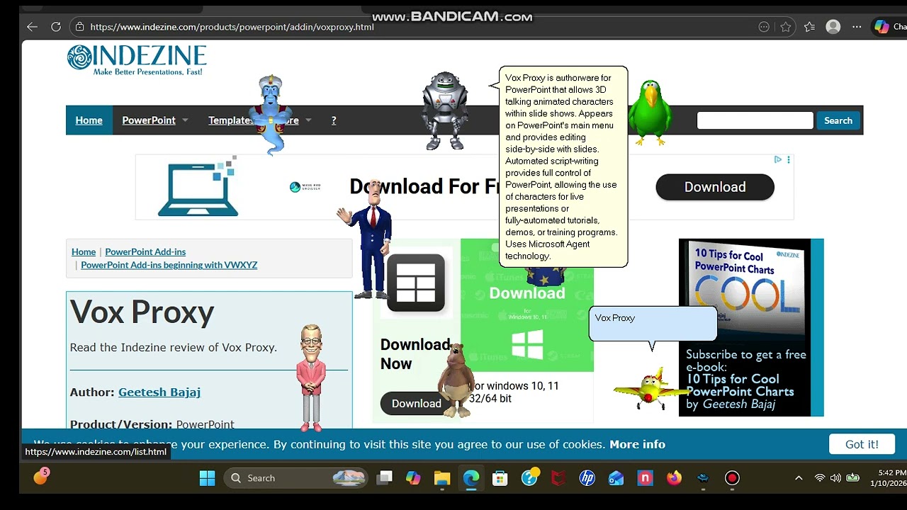 Vox Proxy Website Intro