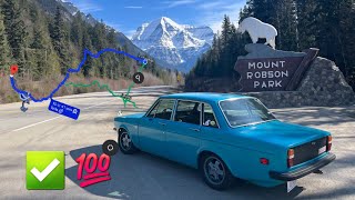back home: 53 year old Volvo 144 turbo goes across the rockies