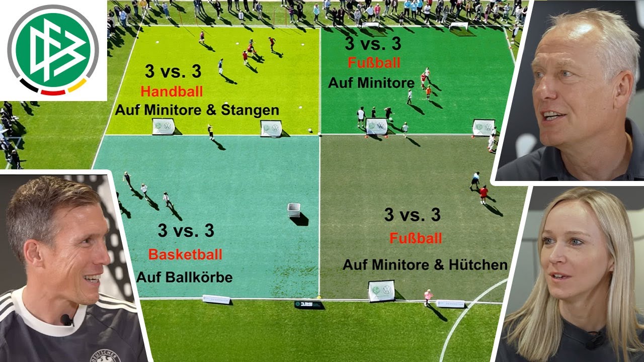 Die Schule des Kleinfeldfußballs – mit Christian Streich, Turid Knaak und Hannes Wolf