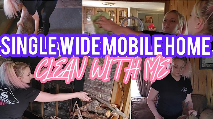 SINGLE WIDE MOBILE HOME CLEAN WITH ME #motivation  #cleanwithme #mobilehomeliving #singlewide