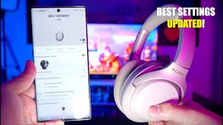 UPDATED Sony WH-1000XM3 Best Custom Settings | App 7.0.1