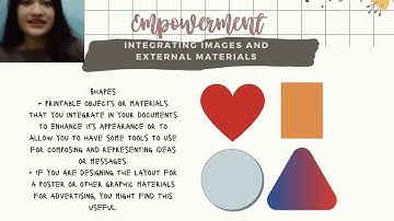 Empowerment, Integrating images and external materials