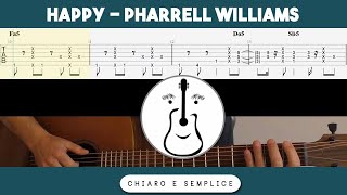 Happy (Pharrell Williams) - Tutorial Chitarra Accordi