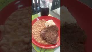 #frejoles con #hígado #frito , en cuanto puedas y donde puedas #cocinate #te lo #recomiendo