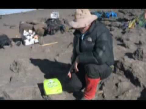 ZOLL AED Plus at the top of Mount Kilimanjaro