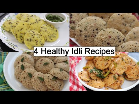 4 Healthy and Tasty Idli Recipes collection | Instant Morning Breakfast for Weight Loss | Healthy Kadai