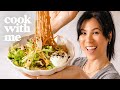 Cooking Spicy Cold Korean Noodles (BIBIM NAENGMYEON) | COOK WITH ME