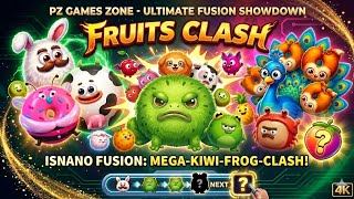 ISNANO FUSION?! 🐸 Mega Frog Clash in Fruits Clash (All Characters Combined) | PZGamesZone #pzgames screenshot 3