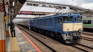 EF64 1031+E217系Y-36編成 NN廃車回送 八王子駅到着