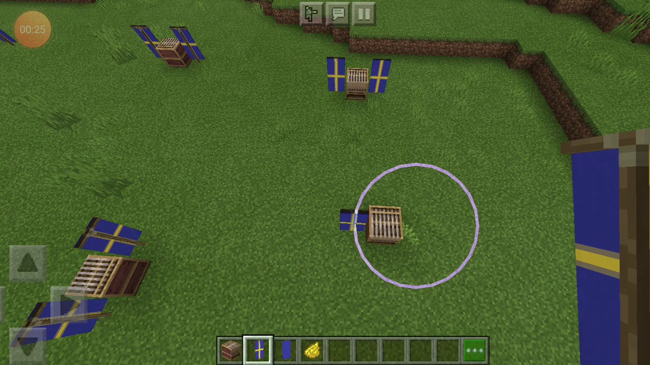 How To Make Swedish Flag In Minecraft