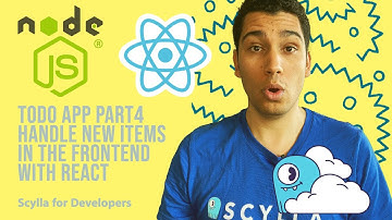 Todo App Part 4: Handle new items in the frontend with React