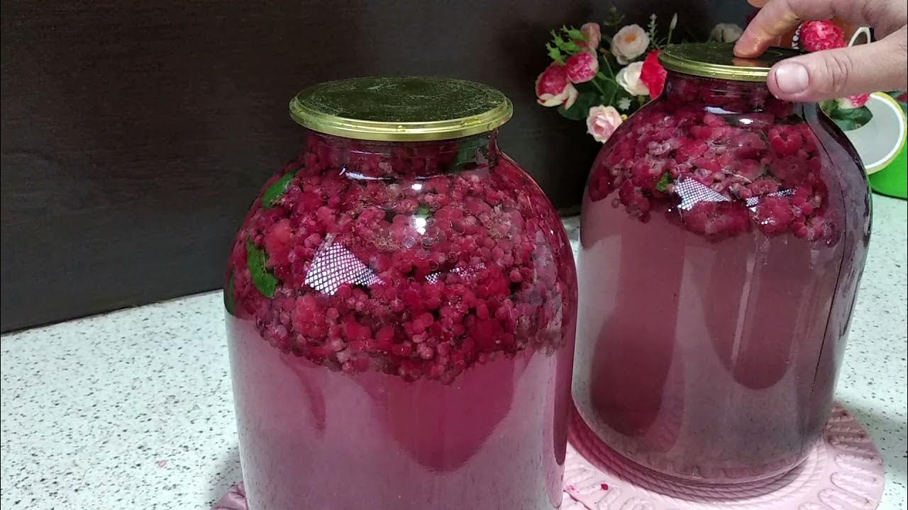 Компот из малины на зиму на 3. Малиновый компот. малина компот.