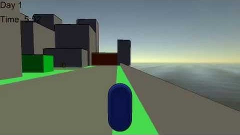 Unity city simulation - basic pedestrians  -