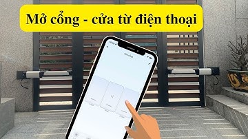 Bộ điều khiển cửa cổng Tuya cho cổng tay đòn, âm sàn, cổng trượt từ điện thoại