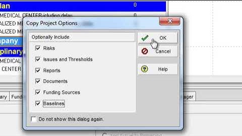 How to copy a project from one EPS to other with or without baseline, relationships, cost etc