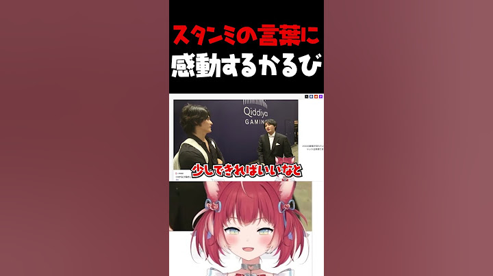 スタンミの言葉に感動するかるび【赤見かるび切り抜き CrazyRaccoon】