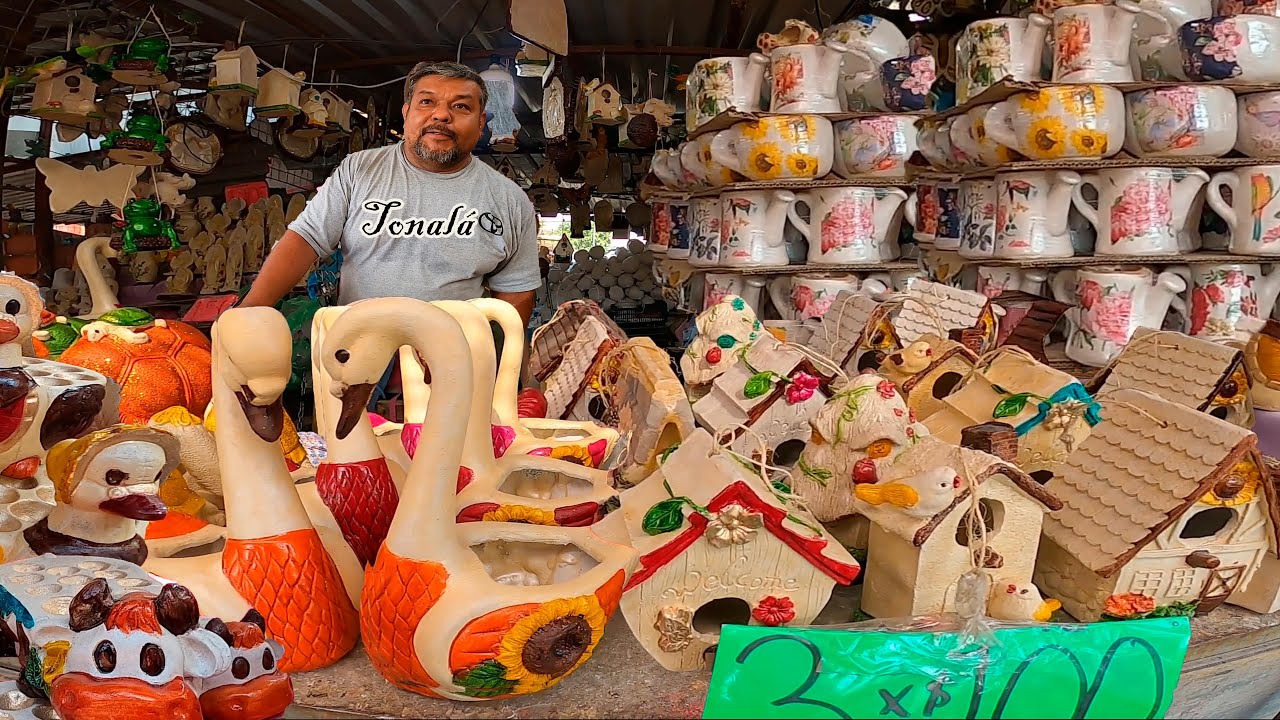 Tonalá Estacionamiento la feria artesanías para decorar o negocio