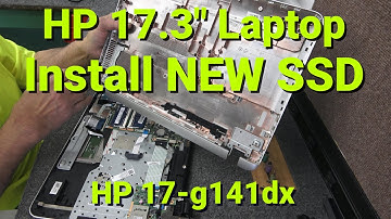 Upgrading Hard Drive to SSD in HP 17.3" Laptop