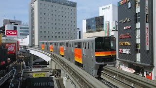 [立川駅に2回止まる!?] 多摩モノレール1000系 多摩センター行き 立川南(TT11)到着