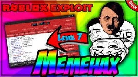 Roblox Exploit/Hack Meme Gui Script level 7 (SHOWCASE)