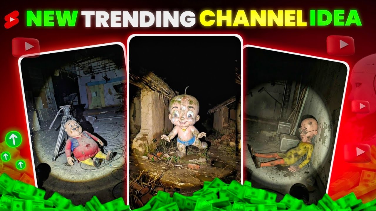 How To Create Viral AI Abandoned Videos | Old Cartoon Horror Flashlight AI Editing | text to video 