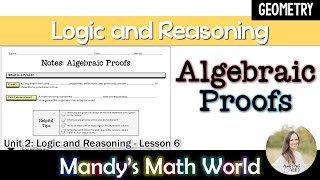 Algebraic Proofs