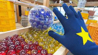 Marble Run in Giant Transparent Capsules (Vol. 5) – Enjoy the fun of rolling marbles. (ASMR)4K