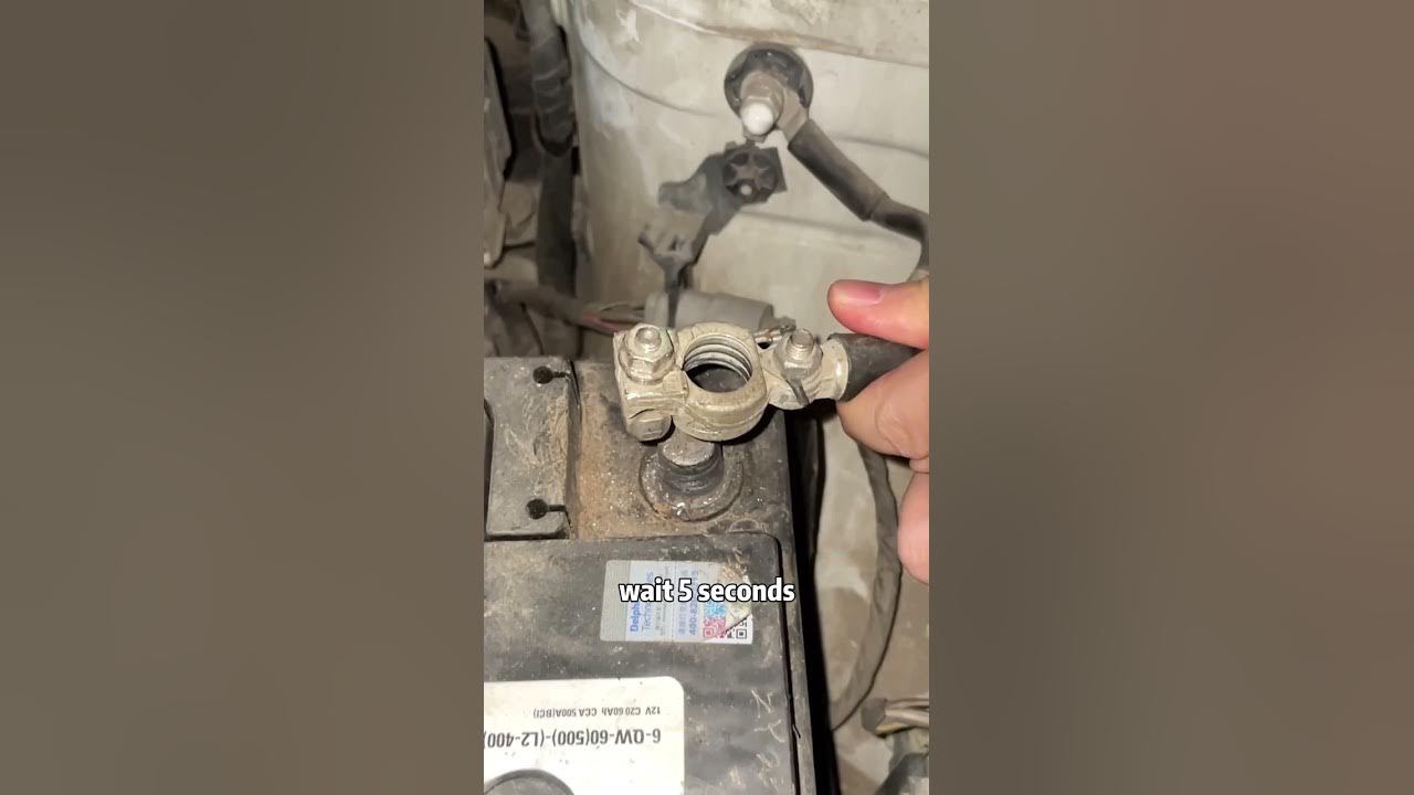 If the car trouble light comes on, you can eliminate it in five seconds