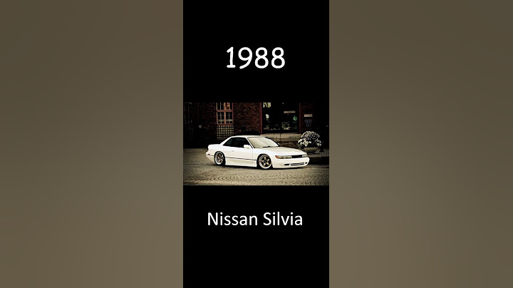 Nissan Silvia(1965-20??) #shorts#evolution#2023 #car #cars #nissan  #silvia #jdm #drift