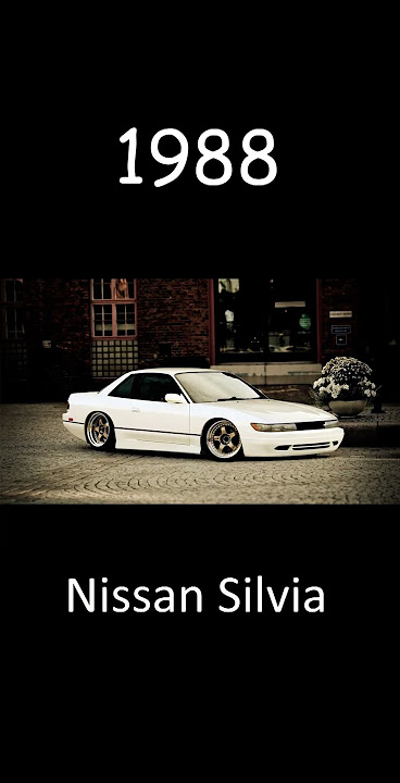 Nissan Silvia(1965-20??) #shorts#evolution#2023 #car #cars #nissan  #silvia #jdm #drift