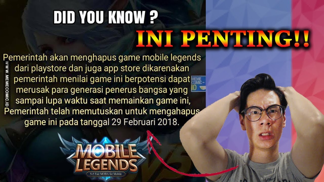 PENTING MOBILE LEGENDS DIAPUS PEMERINTAH DI AKHIR FEBRUARI