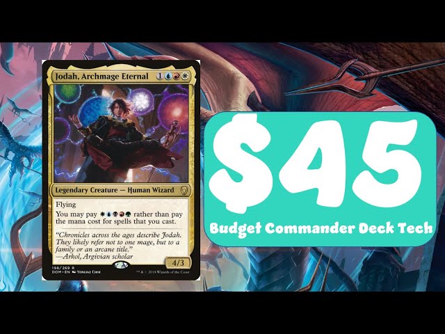 mtg jodah archmage eternal commander deck Jodah, Magic Ready-to-Play - Omniscience Legendary Creature Human Wizard Magic the Gathering Dominaria Rare