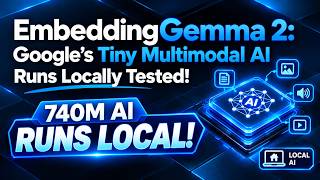 EmbeddingGemma 2: Google’s Tiny Multimodal AI Runs Locally Tested!